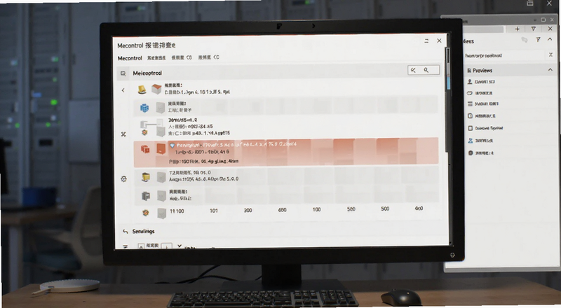 Mecontrol报错排查界面预览图