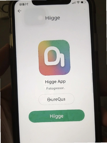 Hiigge app设备绑定界面