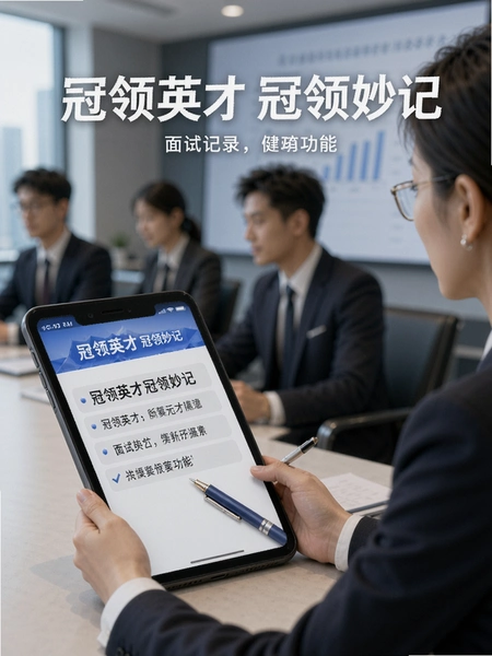 冠领英才冠领妙记面试记录功能