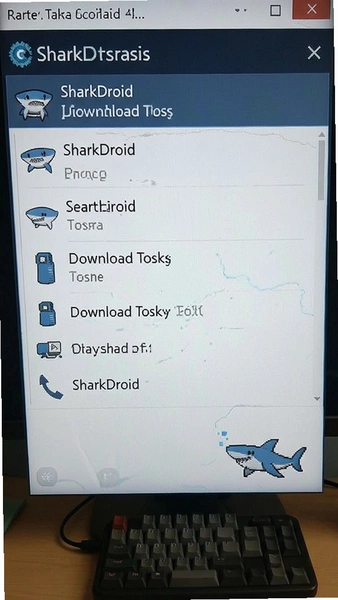 SharkDroid批量删除下载任务界面