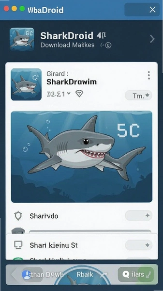 SharkDroid下载管理页面截图