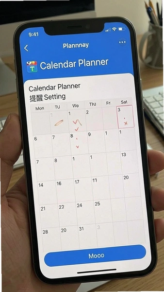 aCalendar Planner 提醒设置界面