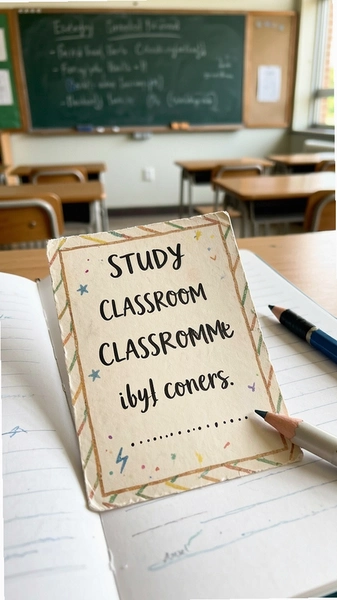 Study Classroom单词记忆卡片