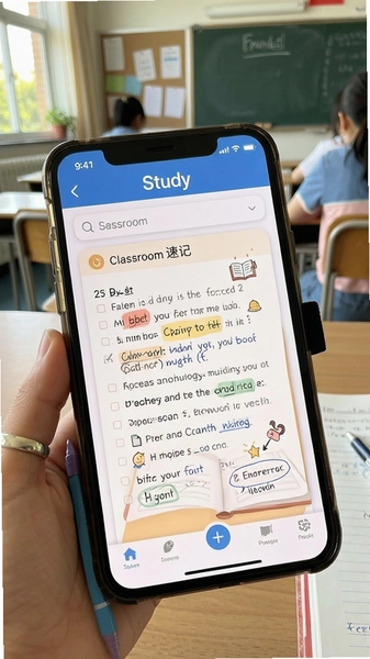 Study Classroom速记本界面