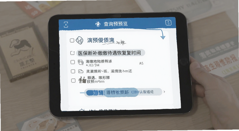 医保断缴补缴待遇恢复时间查询预览图