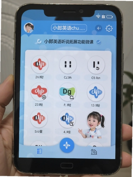 小郎英语听说拓展功能微课音标界面