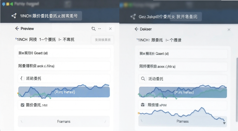 1INCH限价委托填写页面预览图