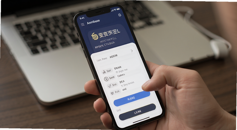 加密货币交易平台手机端界面展示图