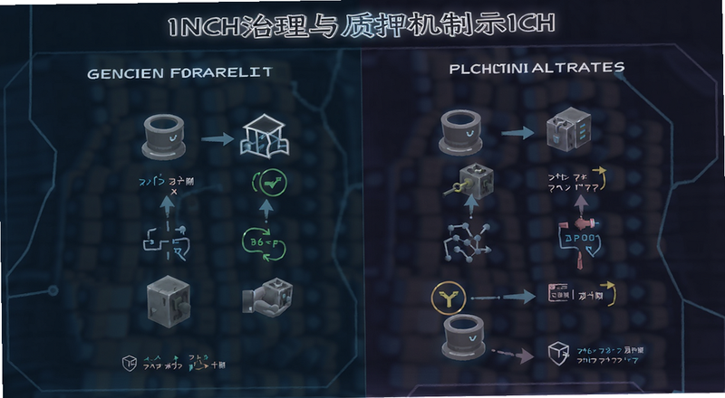 1INCH治理与质押机制示意图