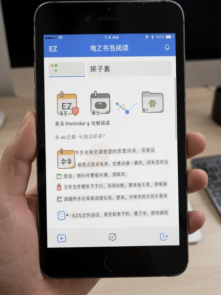 EZ文件管理器电子书阅读界面