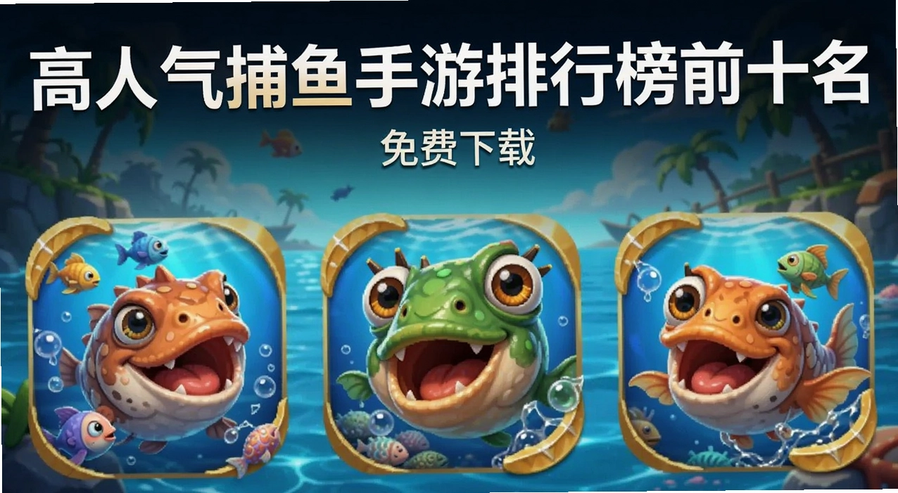 高人气捕鱼手游排行榜前十名