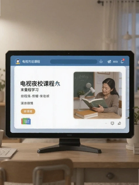 电视夜校课程学习界面预览图