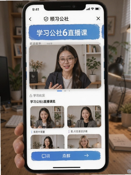 学习公社6直播课页面预览图