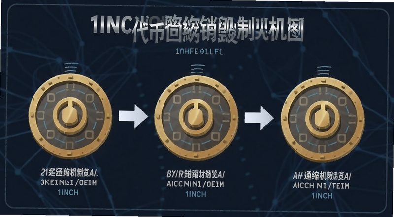 1INCH代币回购销毁机制示意图|1INCH通缩机制预览图
