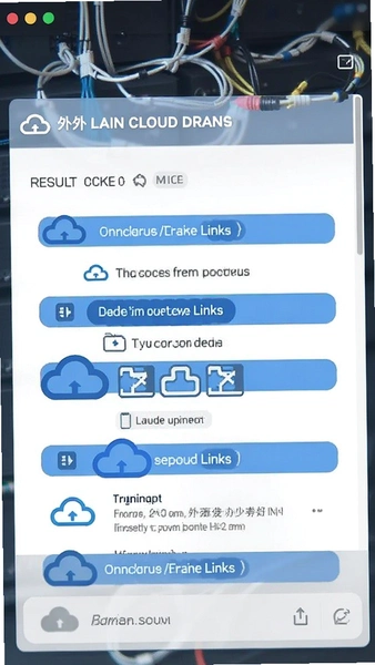 外链云盘批量复制链接结果页