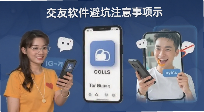 交友软件避坑注意事项示意图