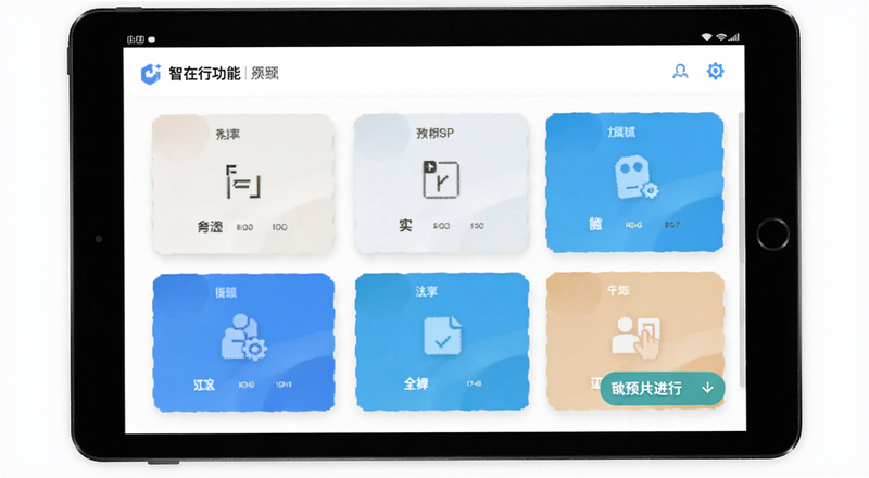 智在行功能界面操作预览图
