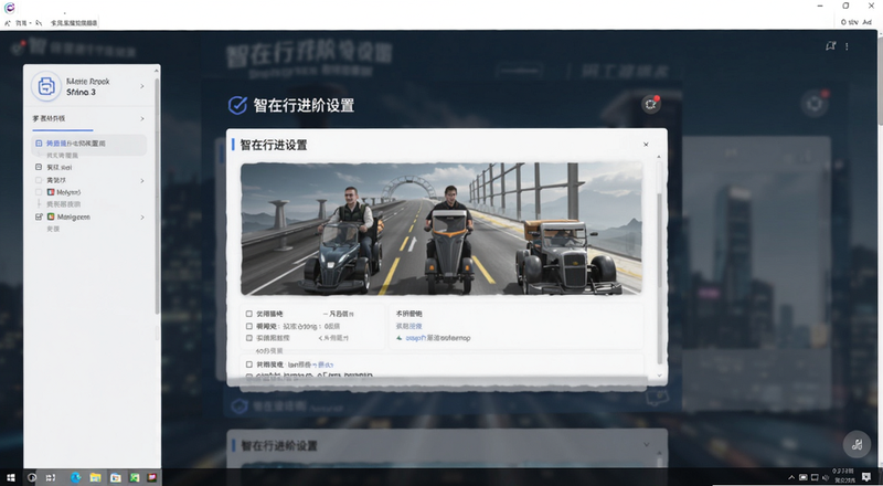 智在行进阶设置界面预览图