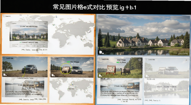 常见图片格式对比预览图