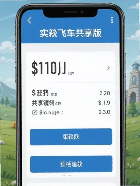 实飞车共享版计费页面预览图