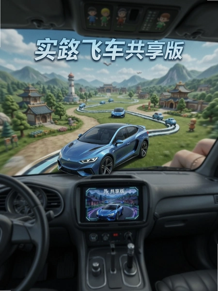 实飞车共享版景区线路画面