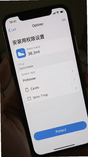 手机安装应用权限设置界面