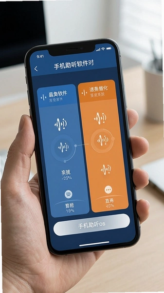 手机助听软件功能对比界面