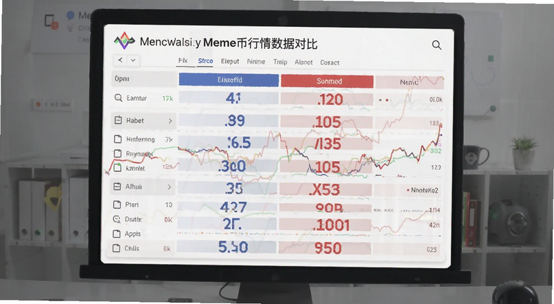 Meme币行情数据对比预览图