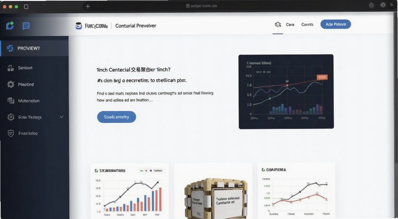 1inch去中心化交易聚合器首页界面预览图