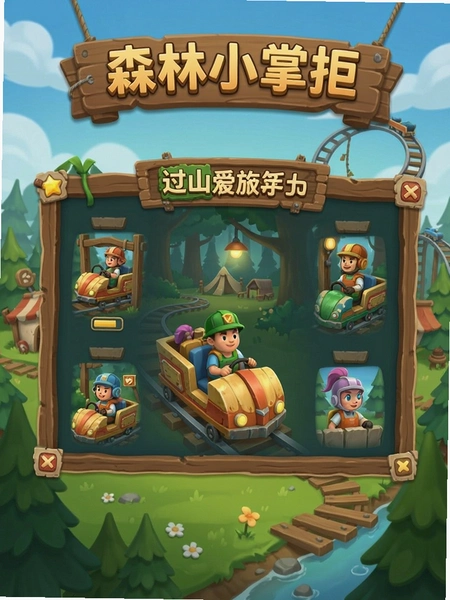 森林小掌柜 过山车设施升级界面预览图