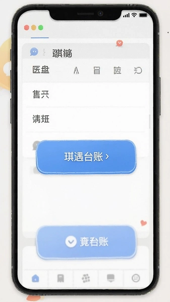 琪遇台账主界面记账按钮