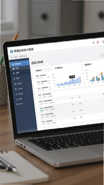 琪遇台账统计报表页面