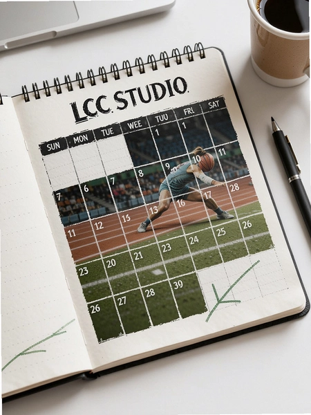 LCC Studio运动日历记录页面