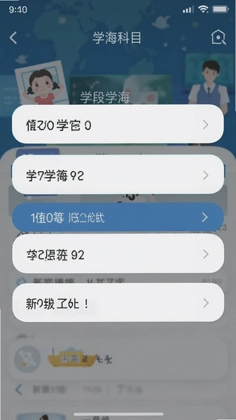 ѧ��app��ҳѧ�ο�Ŀѡ������ͼ