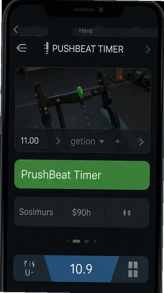 PushBeat Timer训练运行界面