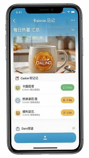 卡路里日记每日热量汇总界面截图