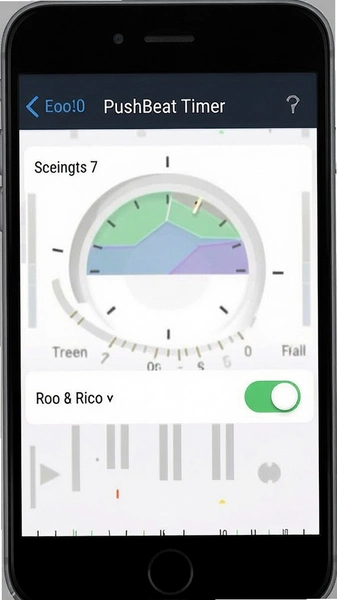 PushBeat Timer设置页音色与震动开关截图