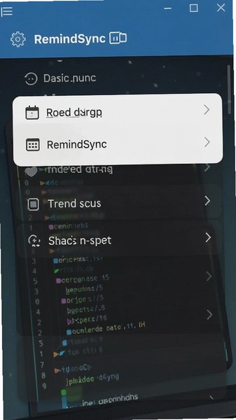 RemindSyncͬ�����ò˵�����