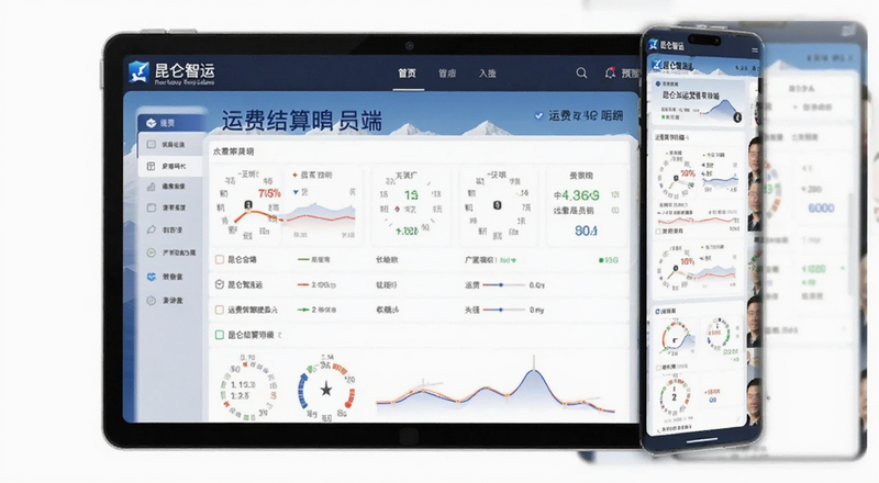 昆仑智运驾驶员端运费结算明细页面预览图