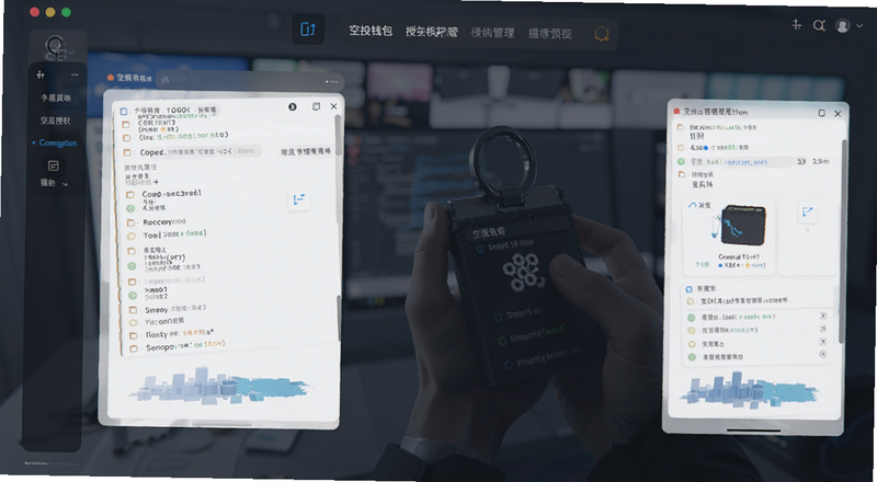 空投钱包交互与授权管理操作预览图