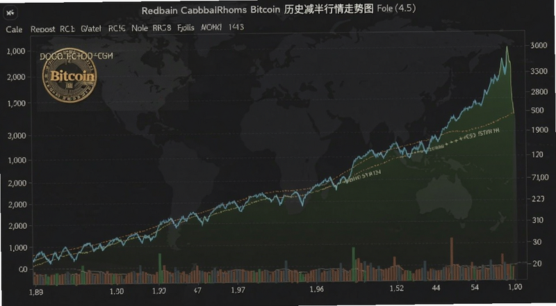 比特币历史减半行情走势图