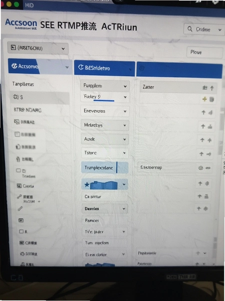Accsoon SEE RTMP推流设置界面