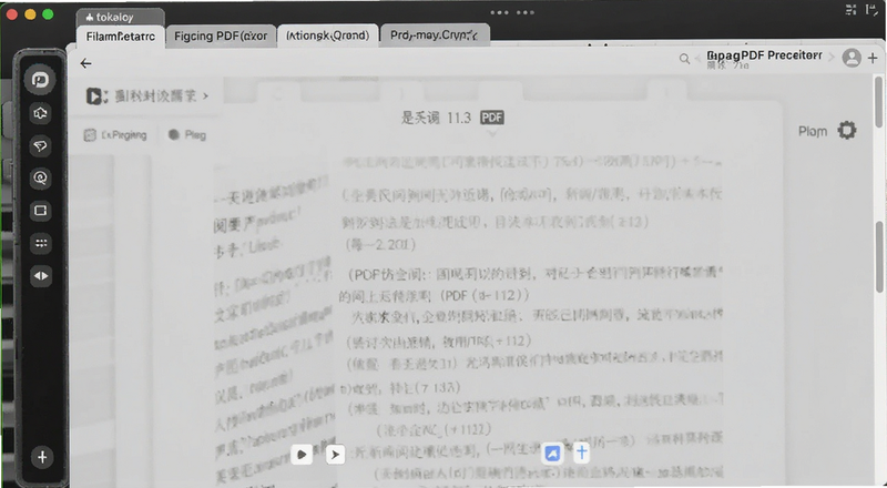 纸间PDF阅读器多标签页界面预览图