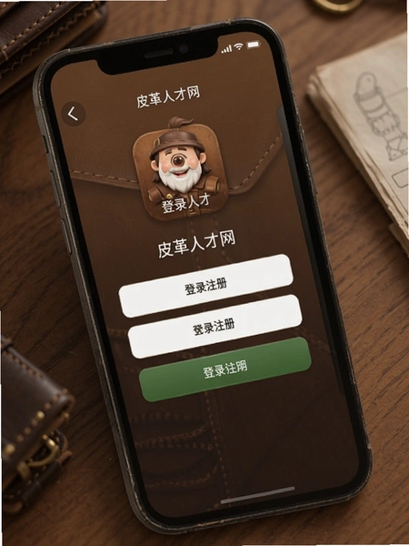 皮革人才网app登录注册界面