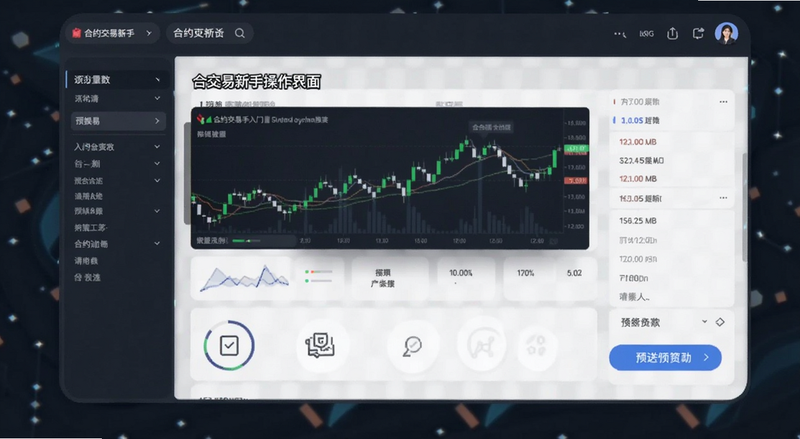 合约交易新手入门操作界面预览图