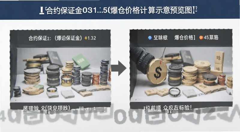 合约保证金与爆仓价格计算示意预览图