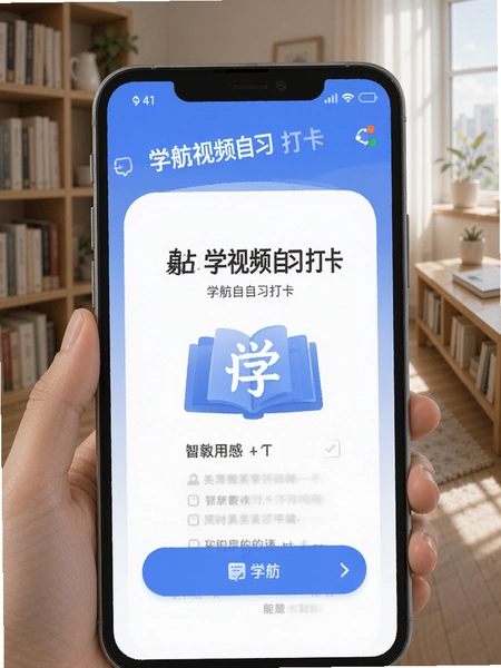 学舫视频自习打卡功能界面