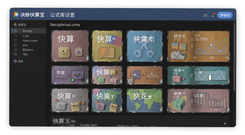 快算宝软件公式库设置界面预览图