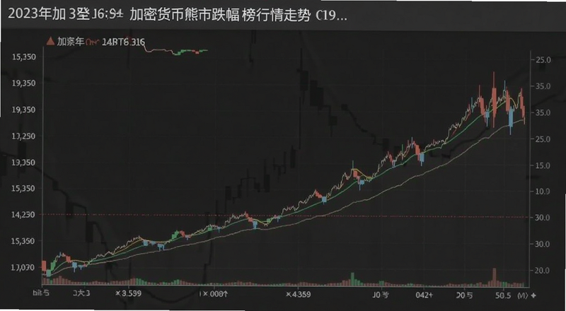 2023年加密货币熊市跌幅榜行情走势截图