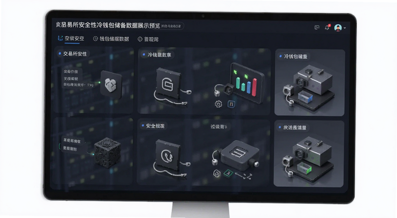 交易所安全性冷钱包储备数据展示预览图